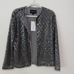 Urban Revivo Women's Sparkling Sequin Jacket